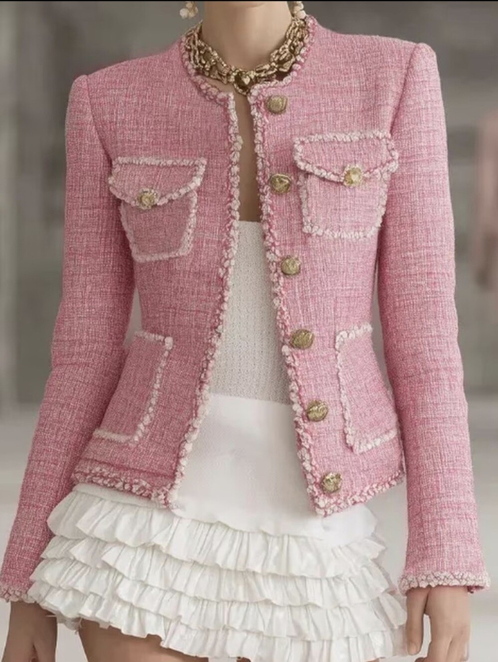 Women'S Pink Fashion Top, Women'S Outerwear | Chic Relaxed Style, Perfect